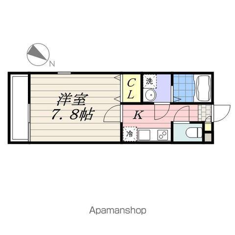 リブリ・グランデ検見川(1K/1階)の間取り写真