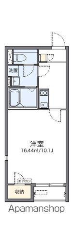 レオネクストJINⅡ(1K/2階)の間取り写真