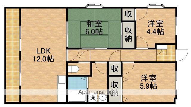 ポテトハウス和合(3LDK/3階)の間取り写真