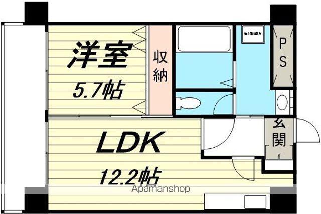 ルヴール(1LDK/2階)の間取り写真