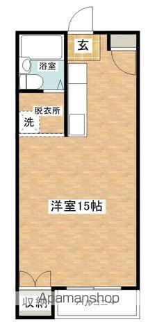 SUNドミール(ワンルーム/2階)の間取り写真