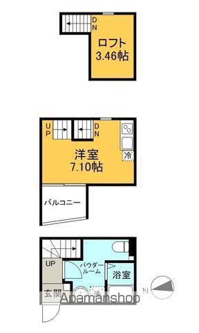 東海道本線 岐阜駅 徒歩13分 2階建 築9年(ワンルーム/1階)の間取り写真