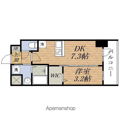 ESTEM COURT 新大阪ⅩⅦベイス(1DK/2階)の間取り写真