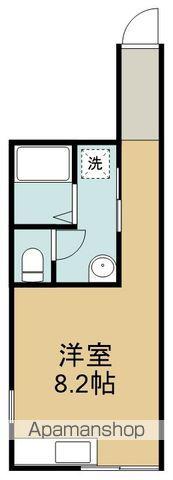 TANOSHIME荘(ワンルーム/1階)の間取り写真