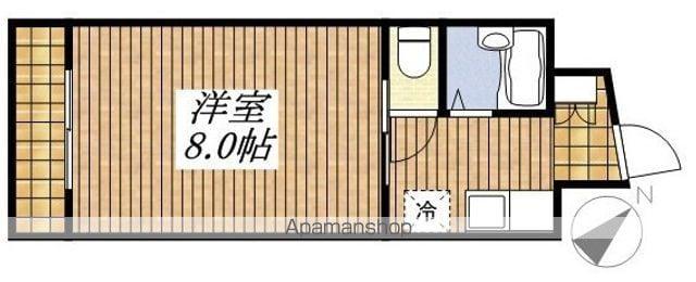 エルウィング立川二番館(1K/1階)の間取り写真