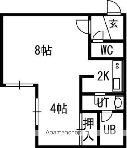 アーバンクラスタ元町Ⅰ(1LDK/3階)の間取り写真