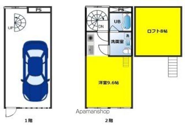 GLB・R04(ワンルーム/1階)の間取り写真