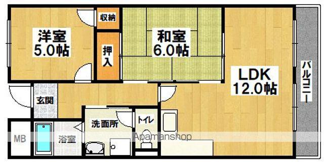ヴィレジアニシオ(2LDK/3階)の間取り写真