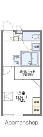 レオパレス仙台青葉Ⅱ(1K/2階)の間取り写真