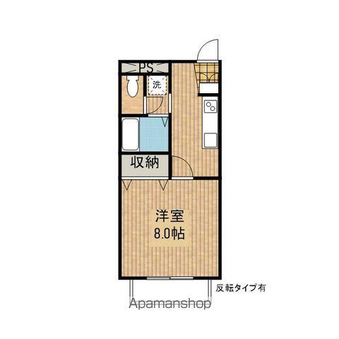 ジュネスルーセント(1K/1階)の間取り写真