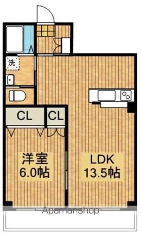シーサイドテラス(1LDK/2階)の間取り写真
