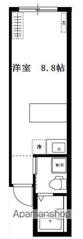 荻窪カフェレジデンス(ワンルーム/4階)の間取り写真