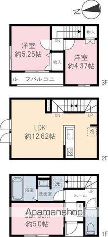 ベルリード(3LDK)の間取り写真