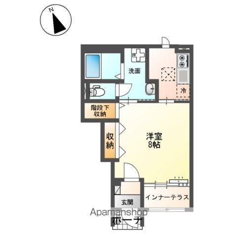 ルヴニール・KATADA(1K/1階)の間取り写真