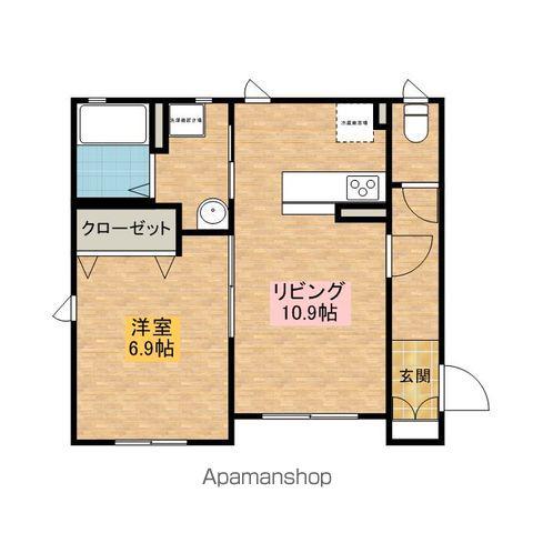 SOPRA CASA Ⅰ(1LDK/1階)の間取り写真