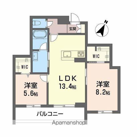 シャーメゾン上大利レジデンス(2LDK/3階)の間取り写真