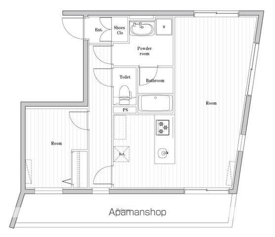 EDIT文京千石Ⅱ(1LDK/5階)の間取り写真