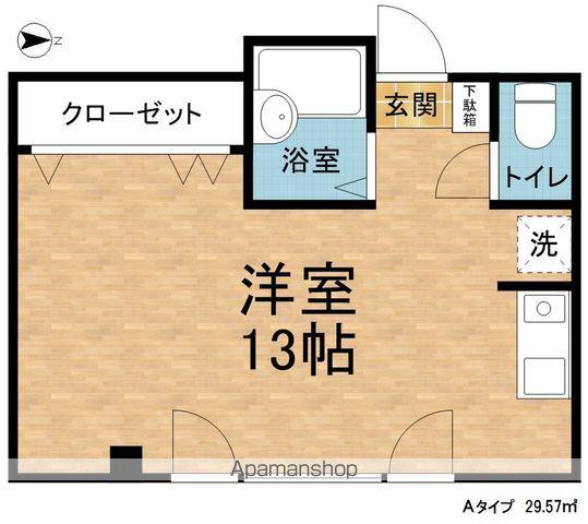 KRD TOWN(ワンルーム/4階)の間取り写真