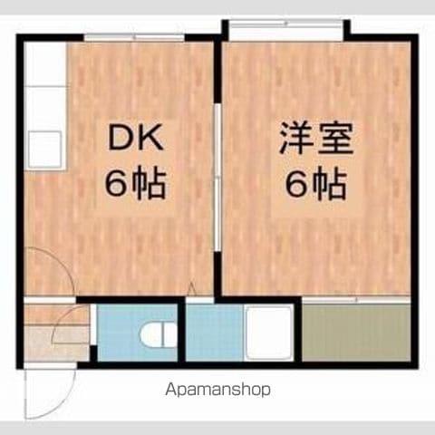 ビックスリーハイツ(1DK/3階)の間取り写真