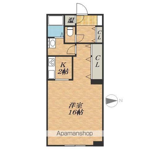 NC WING8(1K/3階)の間取り写真