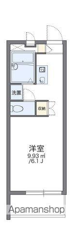 レオパレスALTAⅡ(1K/3階)の間取り写真