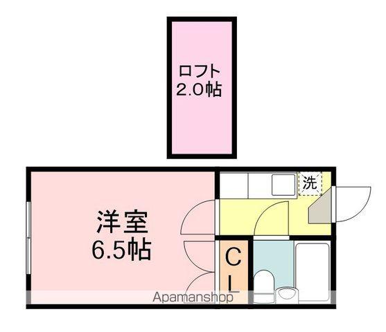小松島コンパウンド(1K/2階)の間取り写真