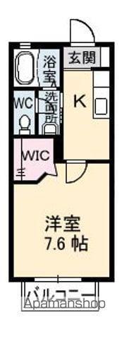 シャーメゾンWITH-K(1K/1階)の間取り写真