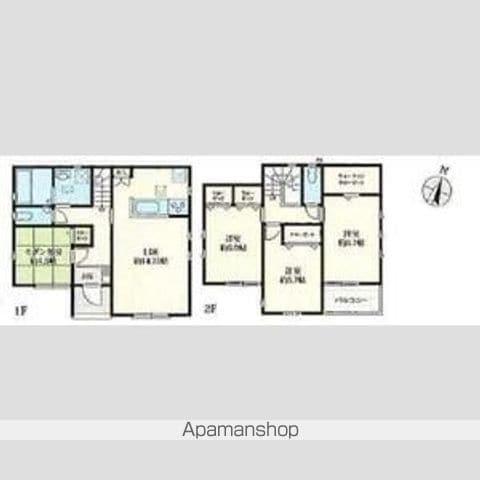 つくばエクスプレス 柏の葉キャンパス駅 徒歩27分 2階建 築2年(4SLDK)の間取り写真