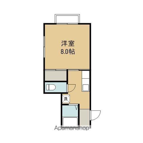 プチコーポ(1K/1階)の間取り写真