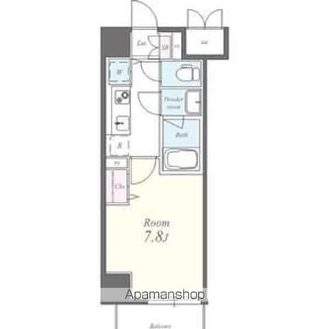 ロイヤルピジョンライズ(1K/5階)の間取り写真