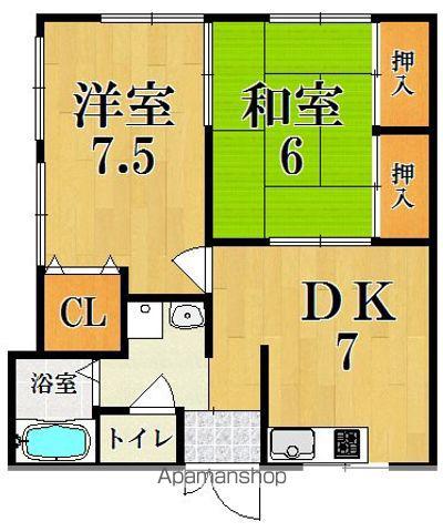 ピノ179(2DK)の間取り写真