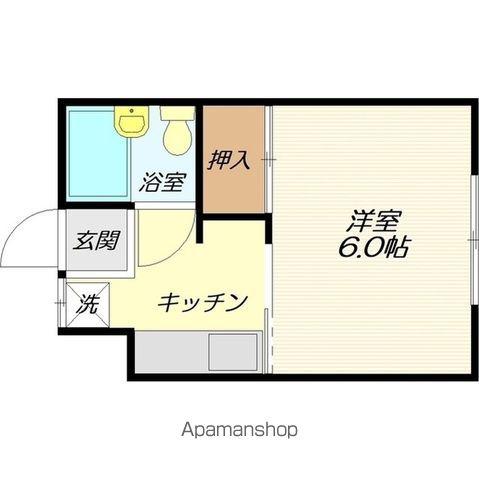 セントラルハイツ城南(1K/2階)の間取り写真