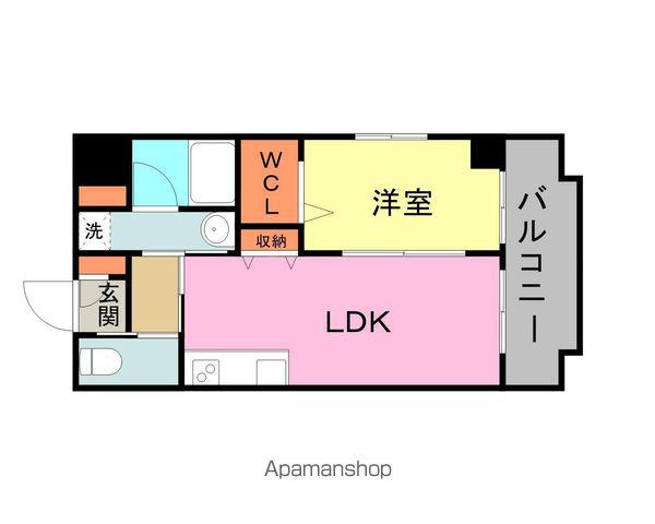 ARIETTA SHINTORI(1LDK/5階)の間取り写真