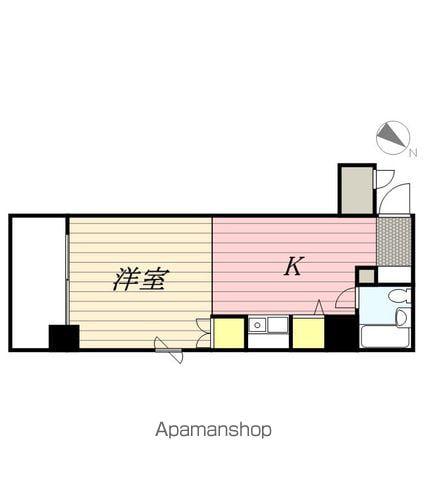 日興パレス伊勢佐木町北PART2(ワンルーム/7階)の間取り写真