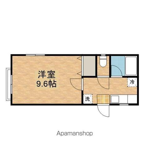 さくらハイツ(1K/1階)の間取り写真