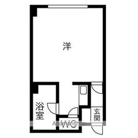 マイルーム38(ワンルーム/3階)の間取り写真