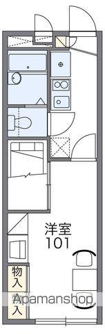 レオパレス道後(1K/2階)の間取り写真