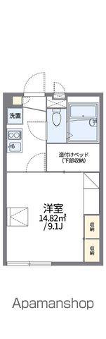 レオパレス英俊E(1K/1階)の間取り写真