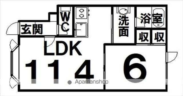ステイハウスグランド904(1LDK/2階)の間取り写真