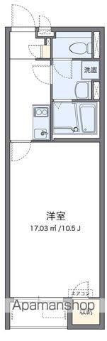 クレイノウィスタリア参番館(1K/2階)の間取り写真