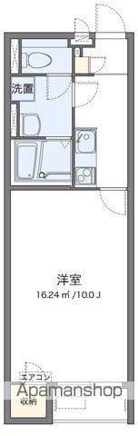 クレイノARCADIA(1K/1階)の間取り写真