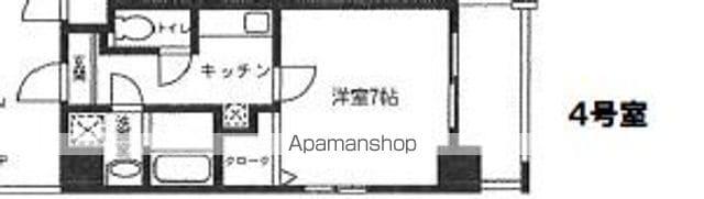 レジデンシャルヒルズ・デュオスタイル(1K/7階)の間取り写真