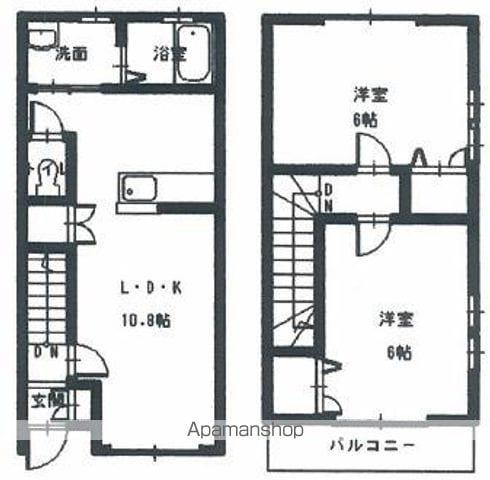 シャレー輝き弐番館(2LDK)の間取り写真