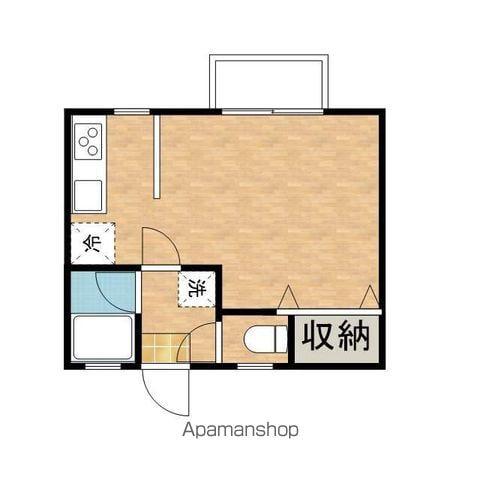 プランドール和Ⅰ(ワンルーム/1階)の間取り写真
