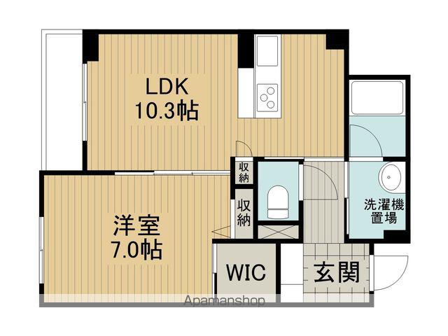 シャーメゾンノースグレイス(1LDK/3階)の間取り写真