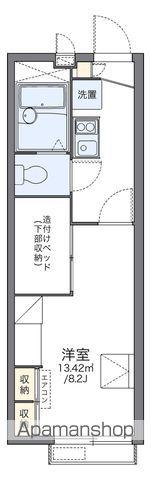 レオパレス小倉(1K/2階)の間取り写真