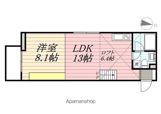 TRIA(1LDK/3階)の間取り写真