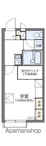 レオパレスソレイル横田Ⅱ(1K/2階)の間取り写真