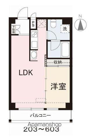 コリドール ベルエア(1LDK/2階)の間取り写真