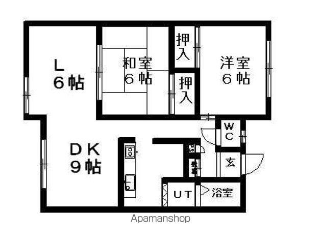 プレハイツ(2LDK/2階)の間取り写真